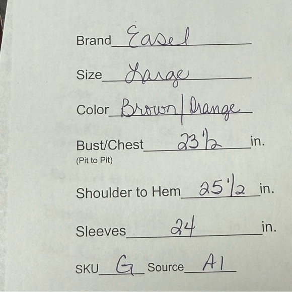 Easel Boho Patchwork Top L Brown Floral Sleeve Mixed Print Casual Chic - Picture 10 of 10